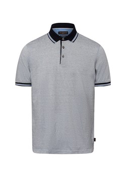 Bugatti Męska koszulka polo Mężczyźni Bawełna granatowy wzorzysty ze sklepu vangraaf w kategorii T-shirty męskie - zdjęcie 178651445