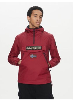 Napapijri Kurtka anorak Rainforest NP0A4HX6 Czerwony Regular Fit ze sklepu MODIVO w kategorii Kurtki męskie - zdjęcie 178655095