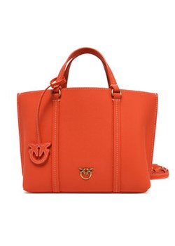 PINKO Torebka Carrie Shopper Classic AI 24-25 PLTT 102833 Czerwony ze sklepu MODIVO w kategorii Torby Shopper bag - zdjęcie 178655199