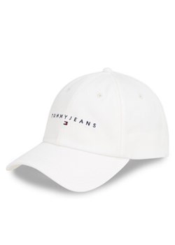 Tommy Jeans Czapka z daszkiem Tjm Linear Logo Cap AM0AM12958 Biały ze sklepu MODIVO w kategorii Czapki z daszkiem męskie - zdjęcie 178655627