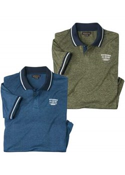 Zestaw 2 lejących koszulek polo Outdoor ze sklepu Atlas For Men w kategorii T-shirty męskie - zdjęcie 178656716