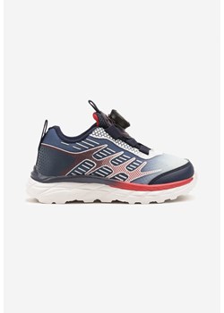 Niebiesko-Czerwone Buty Sportowe Sneakersy Ozdobione Geometrycznym Wzorem Ulandiela ze sklepu born2be.pl w kategorii Buty sportowe dziecięce - zdjęcie 178657059