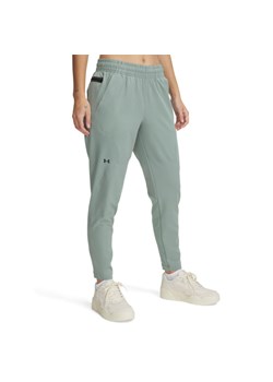 Damskie spodnie treningowe Under Armour UA Unstoppable Hybrid - zielone ze sklepu Sportstylestory.com w kategorii Spodnie damskie - zdjęcie 178657255