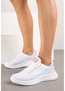 Biało-Niebieskie Buty Sportowe Sneakersy na Piankowej Podeszwie Talirens ze sklepu born2be.pl w kategorii Buty sportowe damskie - zdjęcie 178658399