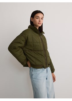 Reserved - Pikowana kurtka - oliwkowy ze sklepu Reserved w kategorii Kurtki damskie - zdjęcie 178658558