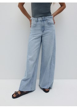 Reserved - Jeansy wide leg - niebieski ze sklepu Reserved w kategorii Jeansy damskie - zdjęcie 178658648