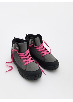 Reserved - Ocieplane buty trekkingowe - ciemnoszary ze sklepu Reserved w kategorii Buty trekkingowe dziecięce - zdjęcie 178658888