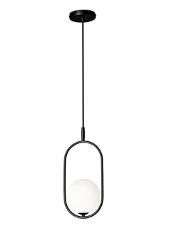 Czarna wisząca lampa w stylu glamour - M083-Axio ze sklepu Edinos.pl w kategorii Lampy wiszące - zdjęcie 178659138