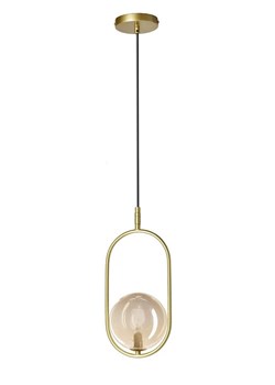 Miedziana pojedyńcza lampa wisząca - 9X M083 K9-G96 ze sklepu Edinos.pl w kategorii Lampy wiszące - zdjęcie 178659155