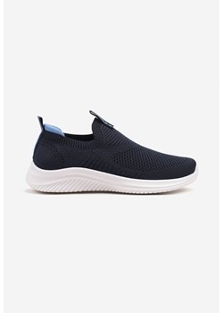 Granatowo-Niebieskie Wsuwane Buty Sportowe Sneakersy z Siateczki na Piankowej Podeszwie Eldriva ze sklepu born2be.pl w kategorii Buty sportowe dziecięce - zdjęcie 178662397