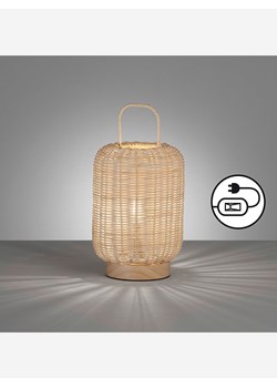 FISCHER &amp; HONSEL Lampa stołowa w kolorze beżowym - wys. 28,5 x Ø 16 cm ze sklepu Limango Polska w kategorii Lampy stołowe - zdjęcie 178664106