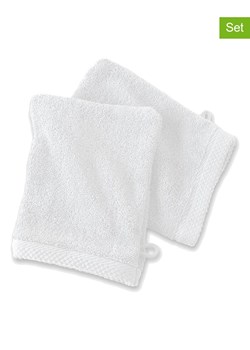 Soft by Perle de Coton Myjki (2 szt.) &quot;Epo&quot; w kolorze białym ze sklepu Limango Polska w kategorii Ścierki kuchenne - zdjęcie 178665605