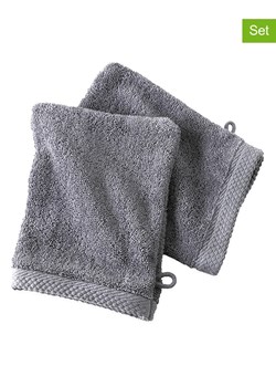 Soft by Perle de Coton Myjki (2 szt.) &quot;Epo&quot; w kolorze szarym ze sklepu Limango Polska w kategorii Ścierki kuchenne - zdjęcie 178665607