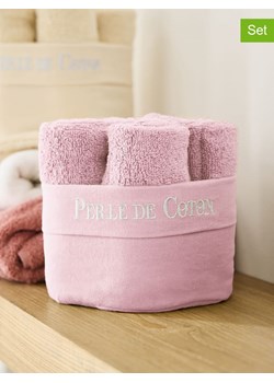 Soft by Perle de Coton Ręczniki (6 szt.) w kolorze jasnoróżowym dla gości ze sklepu Limango Polska w kategorii Ręczniki - zdjęcie 178665649