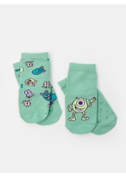 Sinsay - Skarpetki 2 pack Monsters University - zielony ze sklepu Sinsay w kategorii Skarpetki dziecięce - zdjęcie 178667707