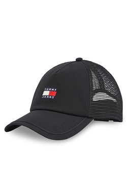 Czapka z daszkiem Tommy Jeans Tjm Heritage Trucker Cap AM0AM13287 Czarny ze sklepu eobuwie.pl w kategorii Czapki z daszkiem męskie - zdjęcie 178669745