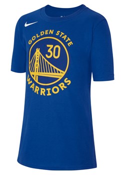 T-shirt dla dużych dzieci Nike NBA Golden State Warriors - Niebieski ze sklepu Nike poland w kategorii T-shirty chłopięce - zdjęcie 178670076