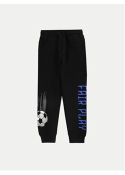 Coccodrillo Spodnie dresowe WC5120103MBK Czarny Slim Fit ze sklepu MODIVO w kategorii Spodnie chłopięce - zdjęcie 178670885