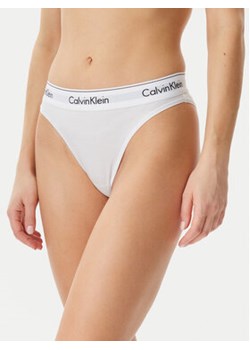 Calvin Klein Underwear Figi klasyczne z wysokim stanem LV00QF8319 Biały ze sklepu MODIVO w kategorii Majtki damskie - zdjęcie 178671116