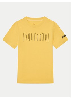 Puma T-Shirt Puma Sport Graphic 685850 Żółty Regular Fit ze sklepu MODIVO w kategorii T-shirty chłopięce - zdjęcie 178671196