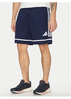 adidas Szorty sportowe Squadra 25 JN5468 Granatowy Regular Fit ze sklepu MODIVO w kategorii Spodenki męskie - zdjęcie 178672526