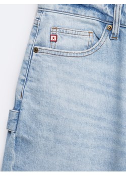 Szorty męskie jeansowe z przetarciami jasnoniebieskie Aleksy Workwear 220 ze sklepu Big Star w kategorii Spodenki męskie - zdjęcie 178672738