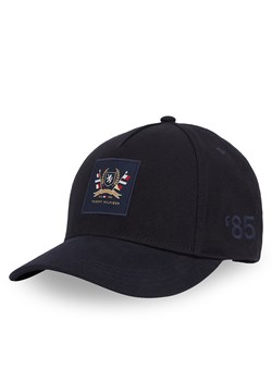 Czapka z daszkiem Tommy Hilfiger Th Seasonal Preppy Logo Cap AM0AM13161 Granatowy ze sklepu eobuwie.pl w kategorii Czapki z daszkiem męskie - zdjęcie 178675925