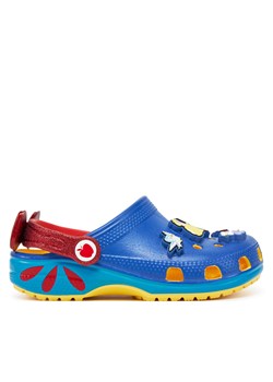 Klapki Crocs Snow White Classic Clog K 209495 Niebieski ze sklepu eobuwie.pl w kategorii Klapki dziecięce - zdjęcie 178675938