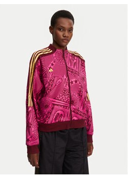 adidas Bluza FARM Tiro JD6297 Różowy Loose Fit ze sklepu MODIVO w kategorii Bluzy damskie - zdjęcie 178677347