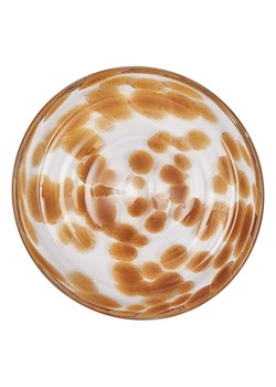 OYOY living design Talerzyk deserowy &quot;Jali&quot; w kolorze jasnobrązowo-białym - Ø 15,6 cm ze sklepu Limango Polska w kategorii Talerze - zdjęcie 178679145