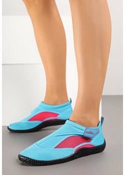 Niebiesko-Fuksjowe Buty Sportowe do Wody z Zapięciem na Rzep  Ellienna ze sklepu born2be.pl w kategorii Buty sportowe damskie - zdjęcie 178679706