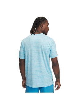 Męska koszulka treningowa Under Armour Vanish Energy Printed SS - niebieska ze sklepu Sportstylestory.com w kategorii T-shirty męskie - zdjęcie 178683875