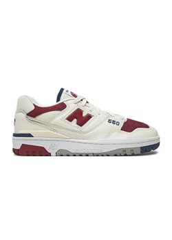 New Balance Skórzane sneakersy &quot;BB550&quot; w kolorze biało-czerwonym ze sklepu Limango Polska w kategorii Buty sportowe damskie - zdjęcie 178685485
