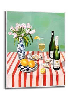 Orangewallz Druk artystyczny &quot;Oyster Table&quot; w ramce - 40 x 50 cm ze sklepu Limango Polska w kategorii Obrazy - zdjęcie 178685956