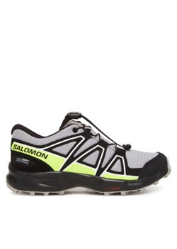 Salomon Trekkingi Speedcross Waterproof L47810200 Szary ze sklepu MODIVO w kategorii Buty trekkingowe dziecięce - zdjęcie 178689569