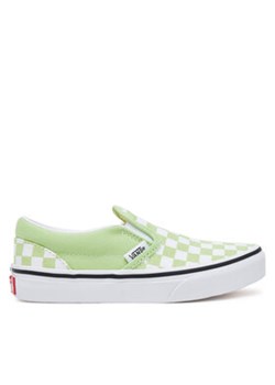 Vans Tenisówki Classic Slip-On VN000D0JE2Y1 Zielony ze sklepu MODIVO w kategorii Trampki dziecięce - zdjęcie 178690056