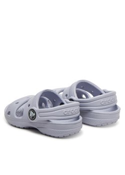 Crocs Sandały Classic Kids Sandal T 207537 Fioletowy ze sklepu MODIVO w kategorii Sandały dziecięce - zdjęcie 178690079