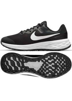 Buty do biegania Nike Revolution 6 DD1096-003 czarne ze sklepu ButyModne.pl w kategorii Buty sportowe dziecięce - zdjęcie 178690917