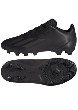 Buty adidas X CRAZYFAST.4 FxG Jr IE1590 czarne ze sklepu ButyModne.pl w kategorii Buty sportowe dziecięce - zdjęcie 178690958