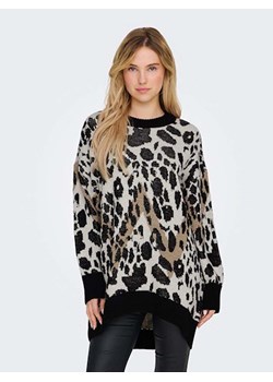 ONLY Sweter w kolorze czarno-jasnobrązowym ze sklepu Limango Polska w kategorii Swetry damskie - zdjęcie 178691519
