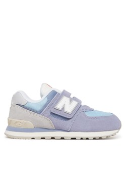 Sneakersy New Balance PV574BLG Fioletowy - id: 0000305309044 - marki New Balance - 178692189 Sneakersy New Balance PV574BLG Fioletowy ze sklepu eobuwie.pl w kategorii Buty sportowe dziecięce - zdjęcie 178692189