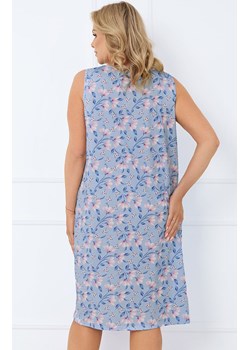 Bawełniana koszula nocna damska na szerokie ramiączko Facelia, Kolor niebiesko-różowy, Rozmiar M, Italian Fashion - id: 195987 - marki Italian Fashion - 178692457 Bawełniana koszula nocna damska na szerokie ramiączko Facelia, Kolor niebiesko-różowy, Rozmiar M, Italian Fashion ze sklepu Intymna w kategorii Koszule nocne - zdjęcie 178692457