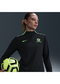 Damska treningowa koszulka piłkarska Nike Dri-FIT Australia Academy Pro - Czerń ze sklepu Nike poland w kategorii Bluzki damskie - zdjęcie 178692576