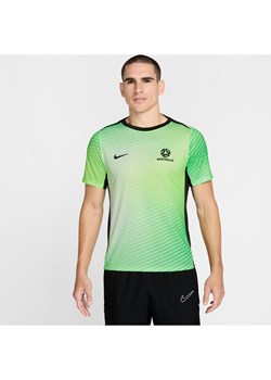 Męska przedmeczowa koszulka piłkarska z krótkim rękawem Nike Dri-FIT Australia Academy Pro - Zieleń ze sklepu Nike poland w kategorii T-shirty męskie - zdjęcie 178692577