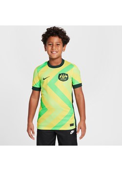 Koszulka piłkarska dla dużych dzieci Nike Dri-FIT Australia Stadium 2025/26 (wersja domowa) – replika - Żółty ze sklepu Nike poland w kategorii T-shirty chłopięce - zdjęcie 178692585