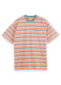 Scotch &amp; Soda Koszulka w kolorze miętowo-pomarańczowym ze sklepu Limango Polska w kategorii T-shirty męskie - zdjęcie 178692735