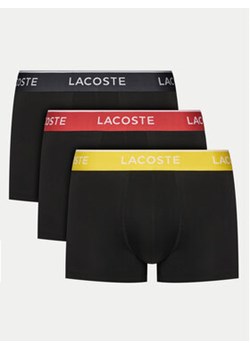 Lacoste Komplet 3 par bokserek 5H1297 Czarny ze sklepu MODIVO w kategorii Majtki męskie - zdjęcie 178693117