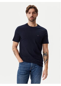 Tommy Hilfiger T-Shirt Essential MW0MW37283 Granatowy Regular Fit ze sklepu MODIVO w kategorii T-shirty męskie - zdjęcie 178694695