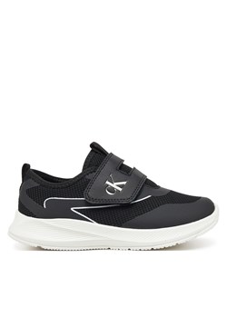 Sneakersy Calvin Klein Jeans Low Cut Velcro Sneaker V1X9-83001-1697 S Czarny - id: 0000305120397 - marki Calvin Klein - 178696395 Sneakersy Calvin Klein Jeans Low Cut Velcro Sneaker V1X9-83001-1697 S Czarny ze sklepu eobuwie.pl w kategorii Buty sportowe dziecięce - zdjęcie 178696395