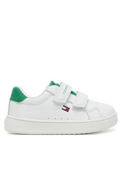 Tommy Hilfiger Sneakersy Low Cut Velcro Sneaker T1X9-33836-1355 M Biały ze sklepu MODIVO w kategorii Buty sportowe dziecięce - zdjęcie 178697125